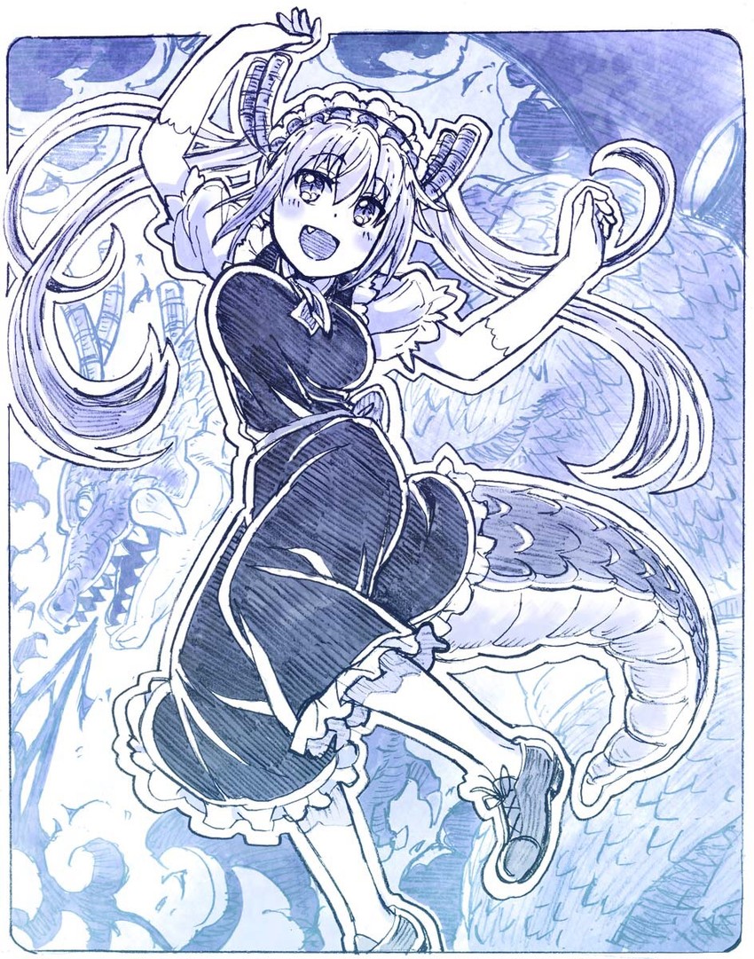tohru (kobayashi-san chi no maidragon) drawn by sakino_shingetsu