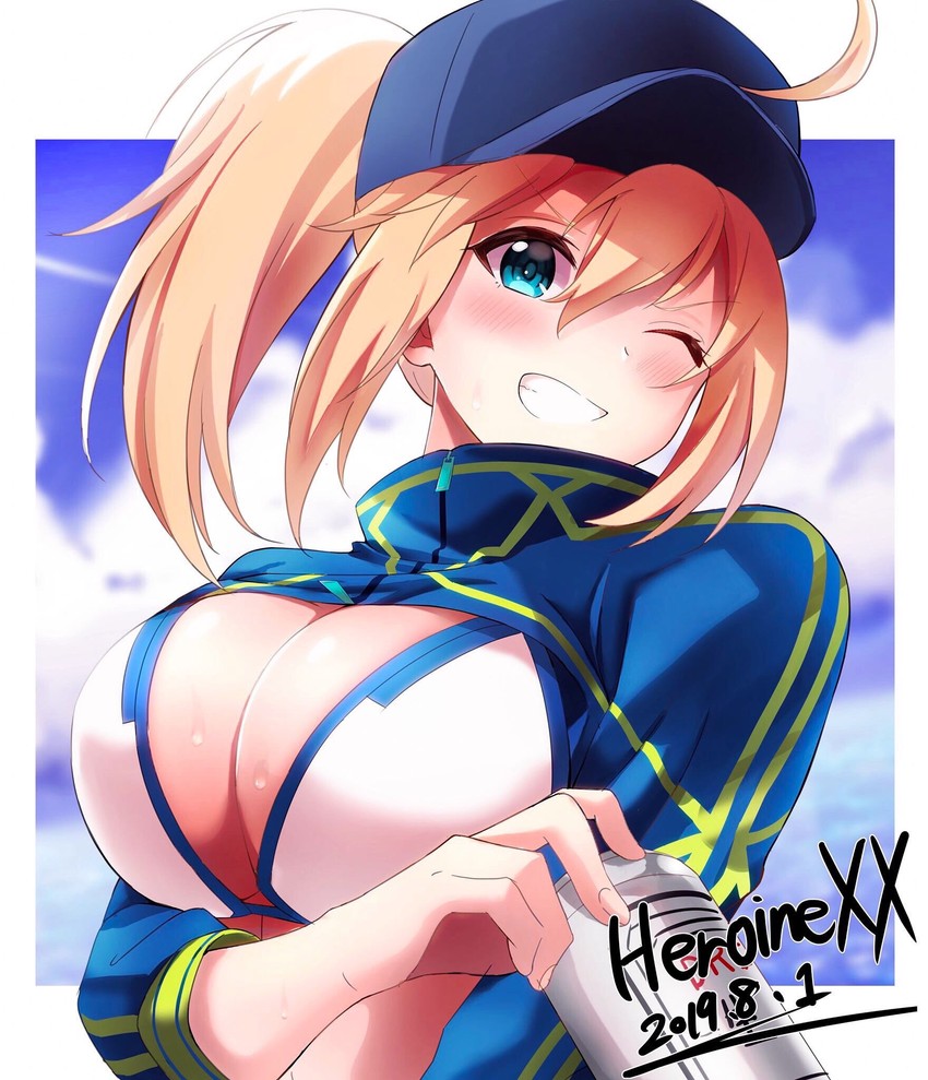 artoria pendragon and mysterious heroine xx (fate and 1 more) drawn by takano_tomohiro