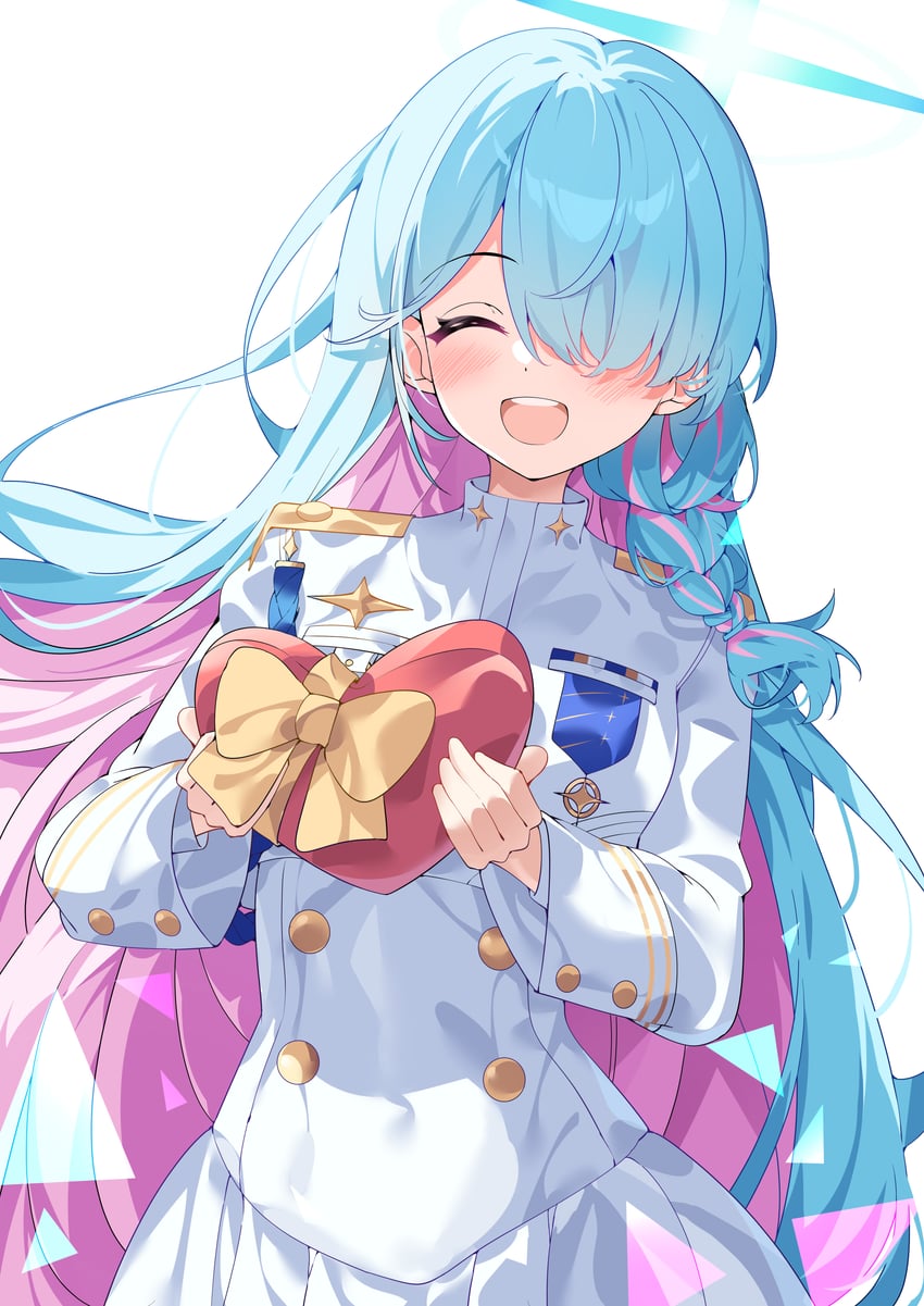 general student council president (blue archive) drawn by hua-huahua