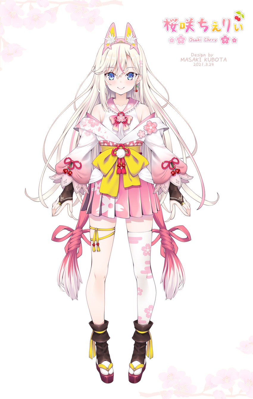 osaki cherry (indie virtual youtuber) drawn by kubota_masaki