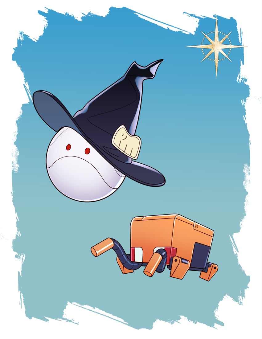 haro and conch (gundam and 3 more) drawn by noelsion