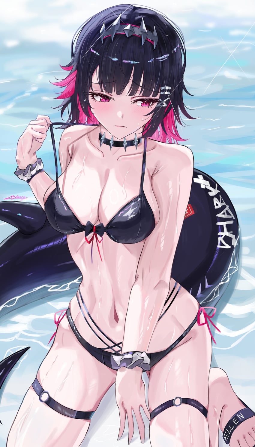 ellen joe (zenless zone zero) drawn by miya-chan_(lightning0730)