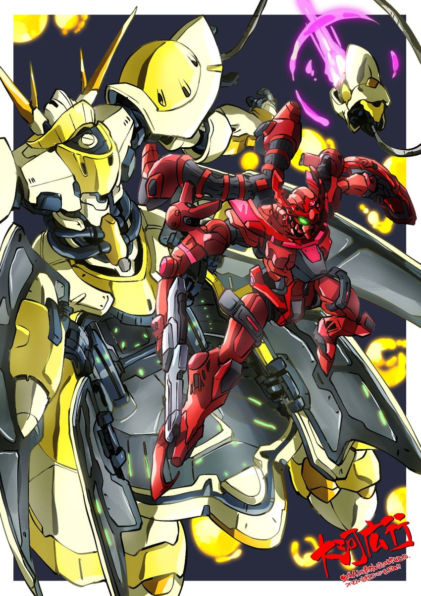gquuuuuux and zeong (original and 2 more) drawn by taiga_hiroyuki