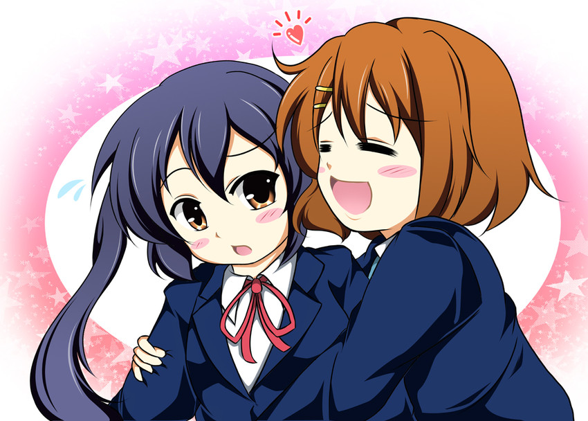 nakano azusa and hirasawa yui (k-on!) drawn by tsuki_no_alice
