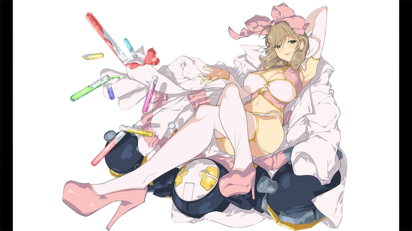 haruka (senran kagura and 1 more) drawn by yaegashi_nan