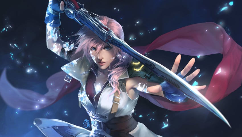 lightning farron (final fantasy and 1 more) drawn by shiyuu_(shiyu)