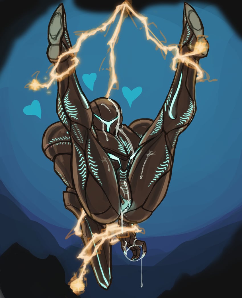 dark samus (metroid and 1 more) drawn by phazon_slut