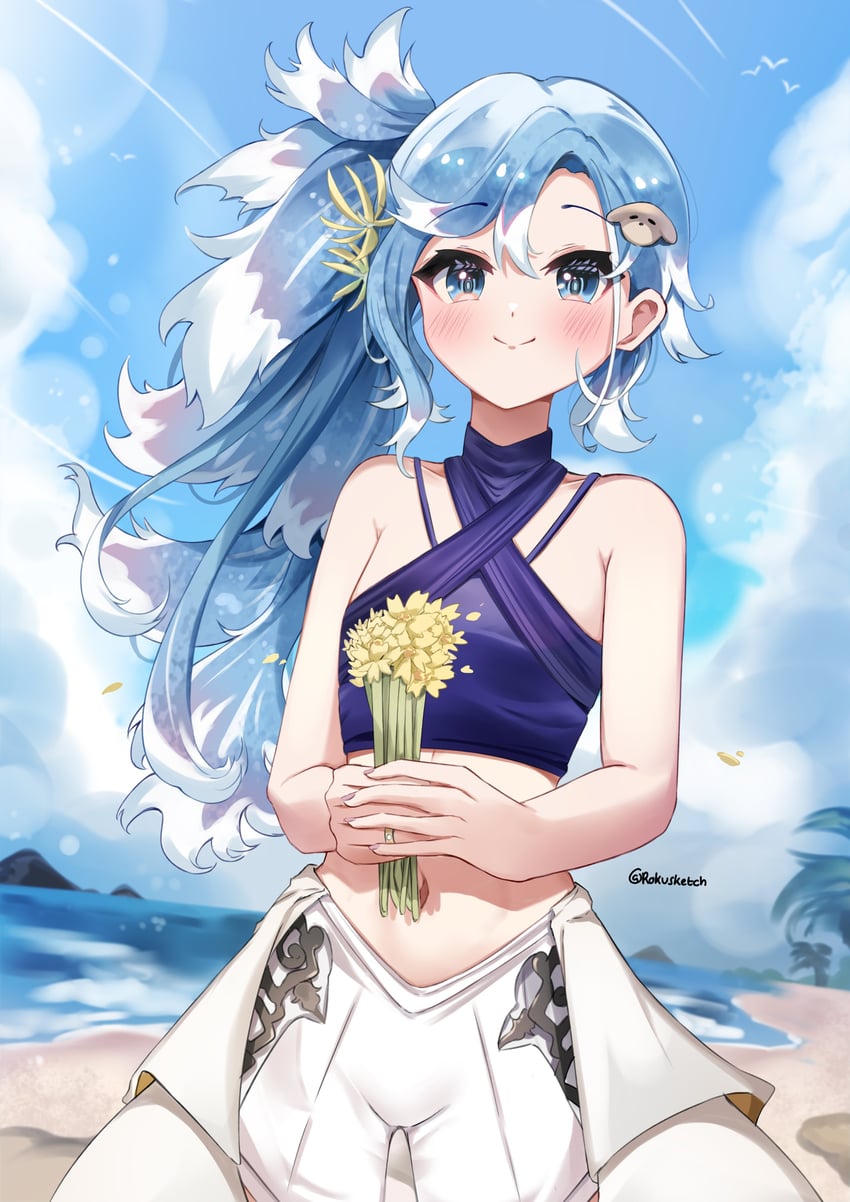 kobo kanaeru (hololive and 1 more) drawn by rokusketch