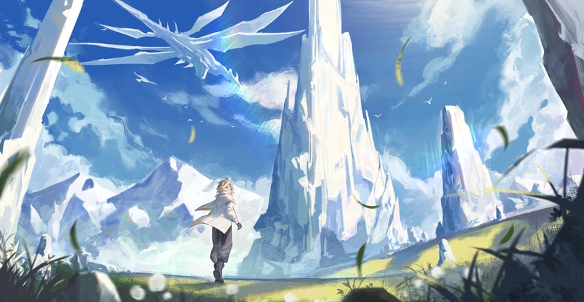navigator and soroz (alchemy stars) drawn by mo_ying_yu