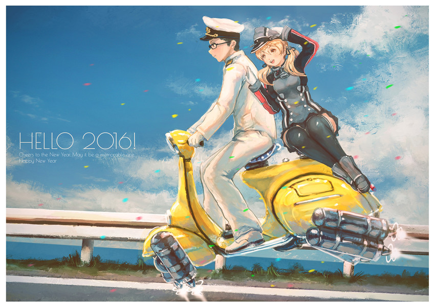 admiral and prinz eugen (kantai collection) drawn by kuon_(kwonchanji)