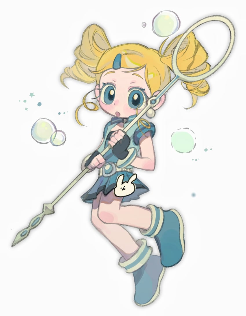 goutokuji miyako and rolling bubbles (powerpuff girls z) drawn by ya15217084