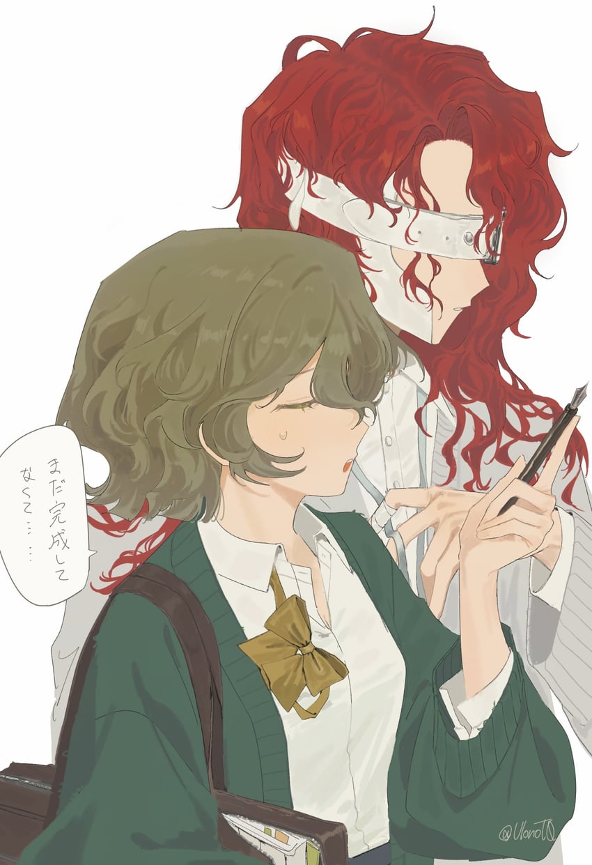 recoleta and aleph (reverse:1999) drawn by oji-sama_(ochi4t)