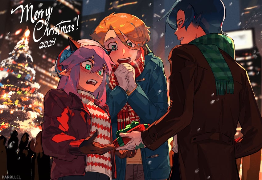 elliot, tora, and cass (original) drawn by par0llel