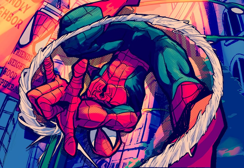 spider-man (marvel and 1 more) drawn by mago_oowarawa