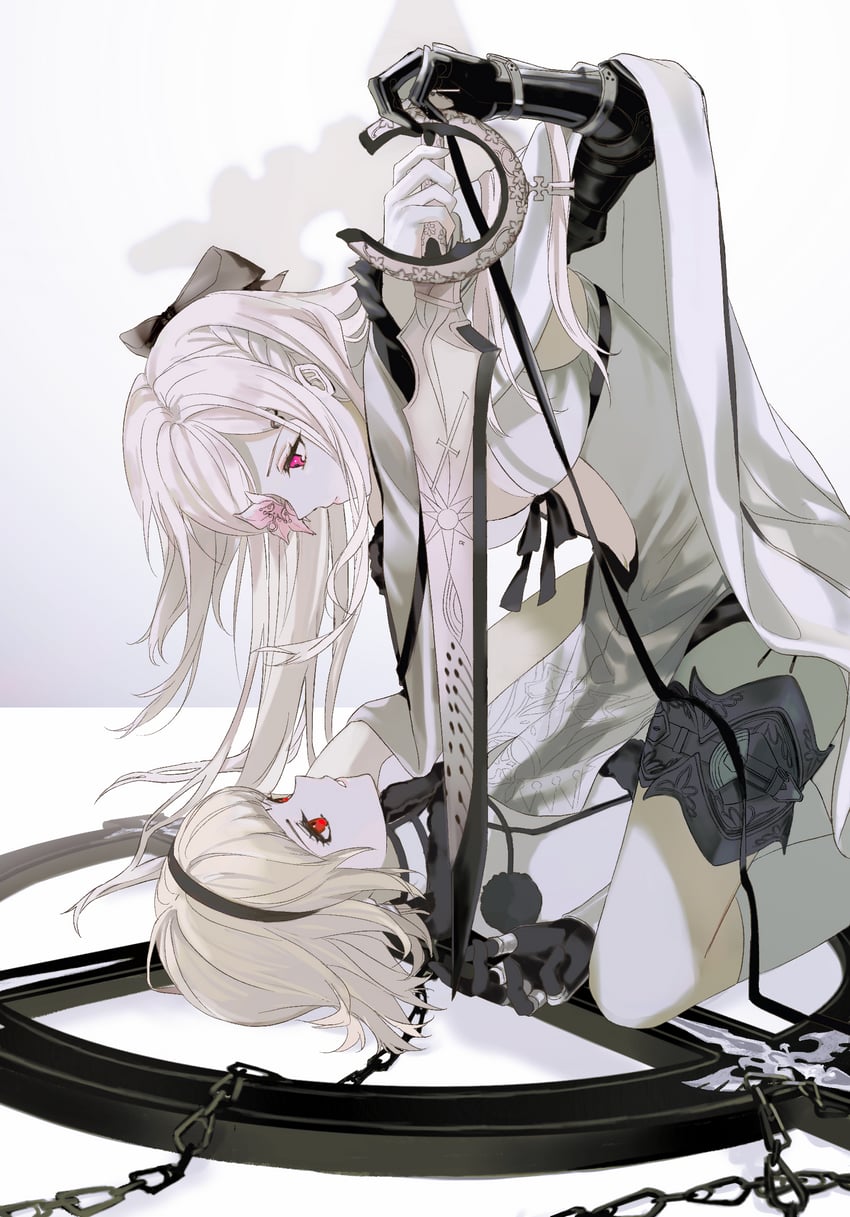 zero and one (drag-on dragoon and 1 more) drawn by ye_(pixiv4862539)