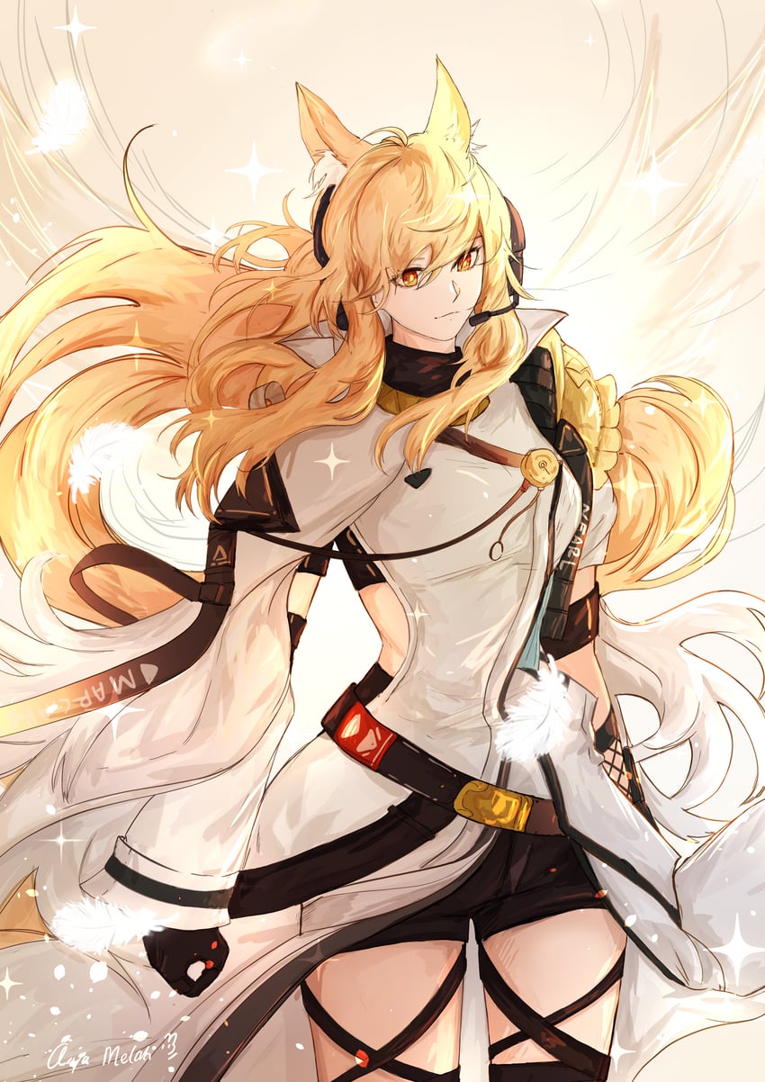 nearl and nearl the radiant knight (arknights) drawn by maria_4843