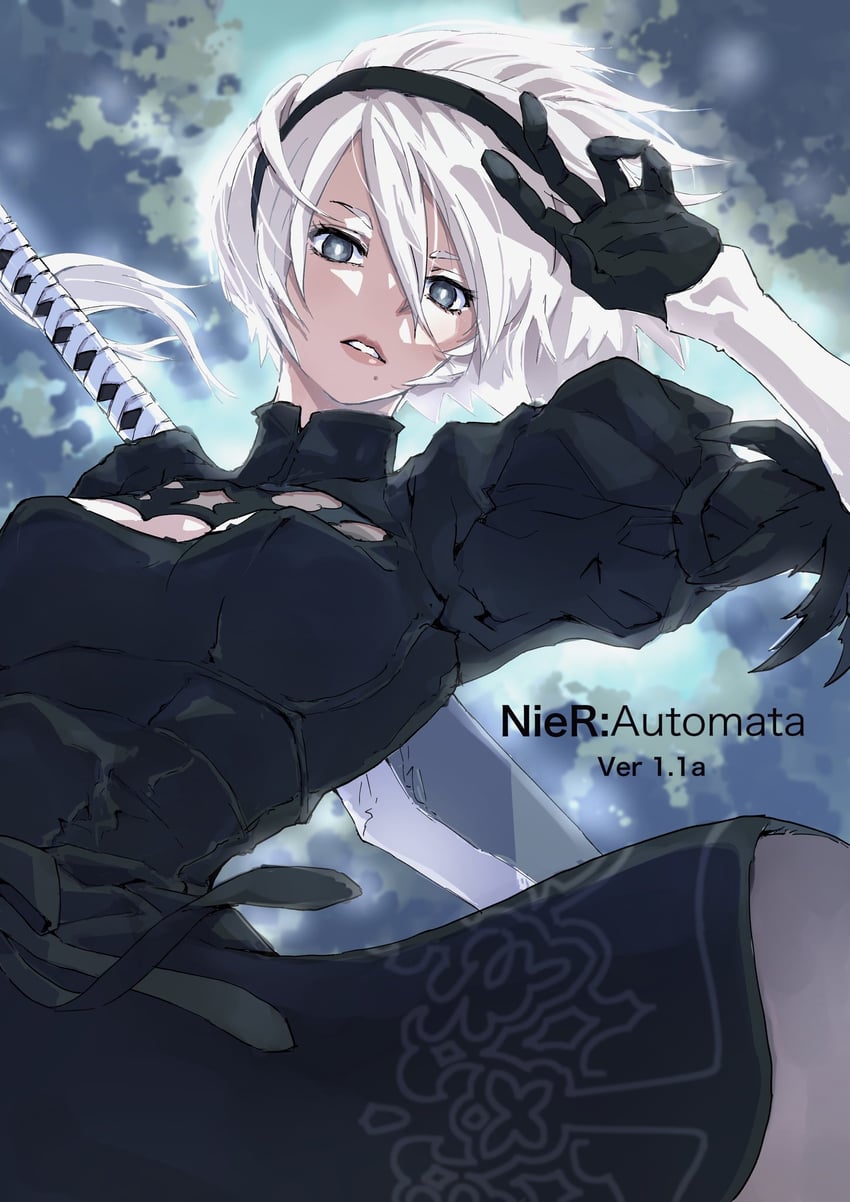 2b (nier and 1 more) drawn by nutori_manga
