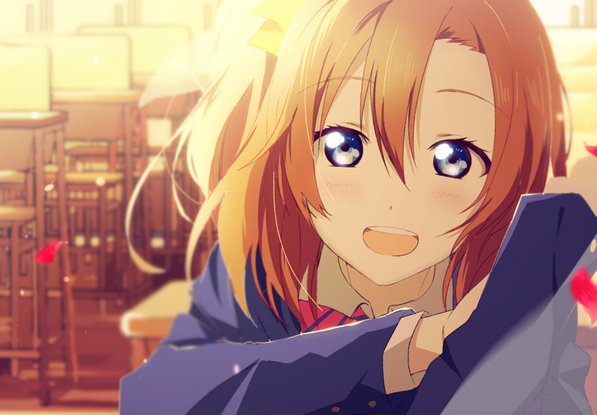 kosaka honoka (love live! and 1 more) drawn by yuuki_sawano