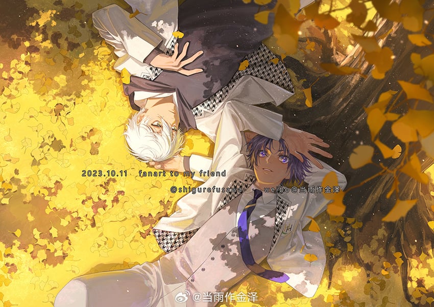 nagi seishirou and mikage reo (blue lock) drawn by shigurefusawa