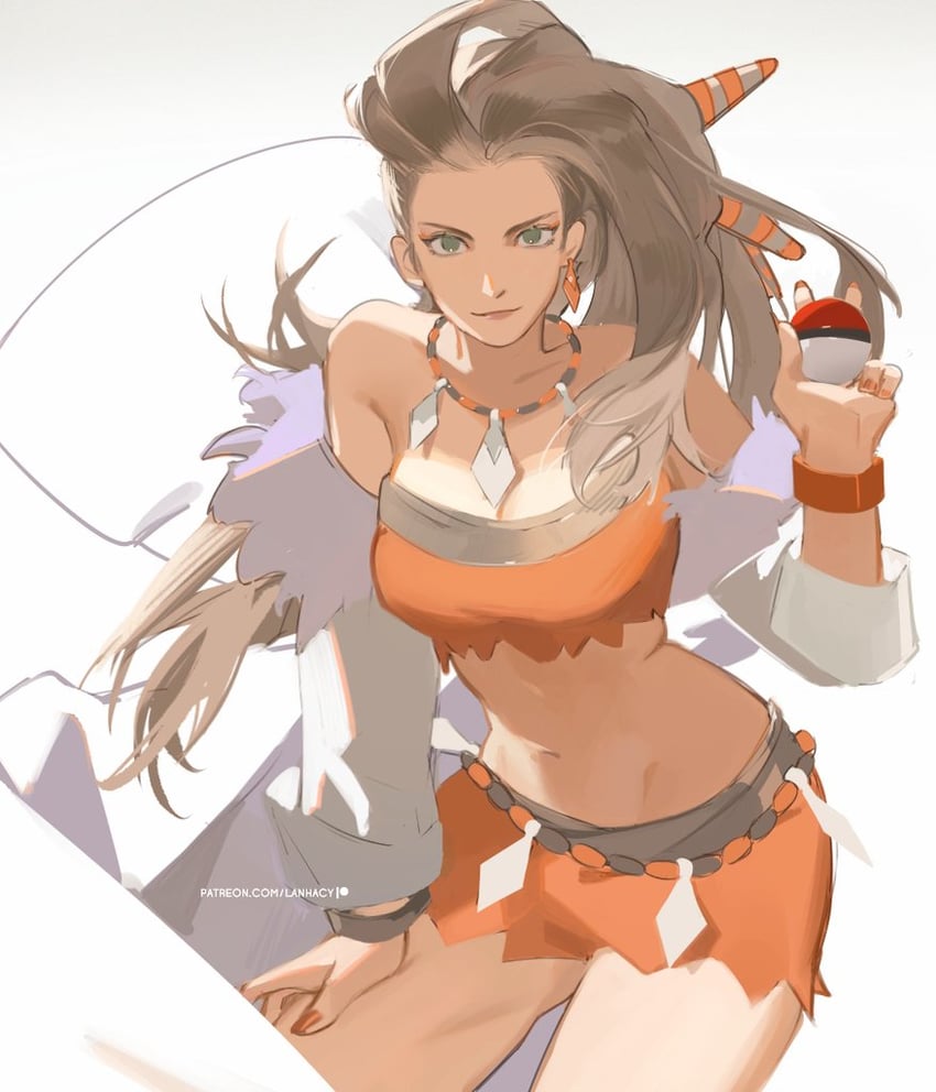 professor sada (pokemon and 1 more) drawn by lanhacy