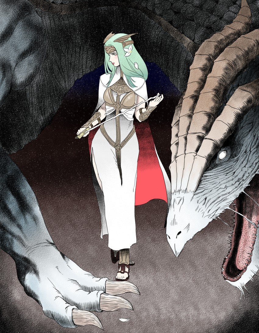 seiros and the immaculate one (fire emblem and 1 more) drawn by arukarisei