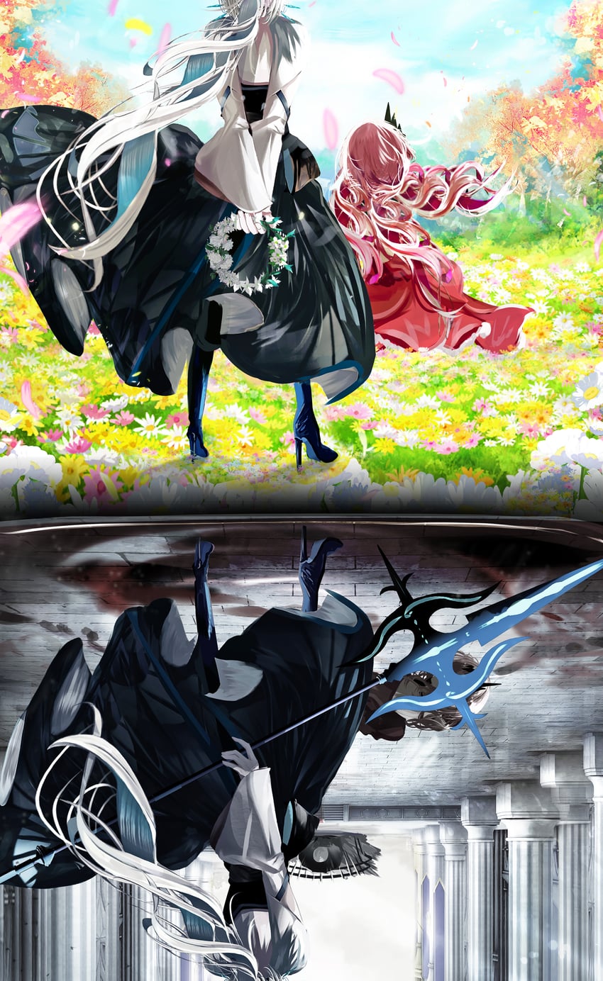 baobhan sith and morgan le fay (fate and 1 more) drawn by antinese