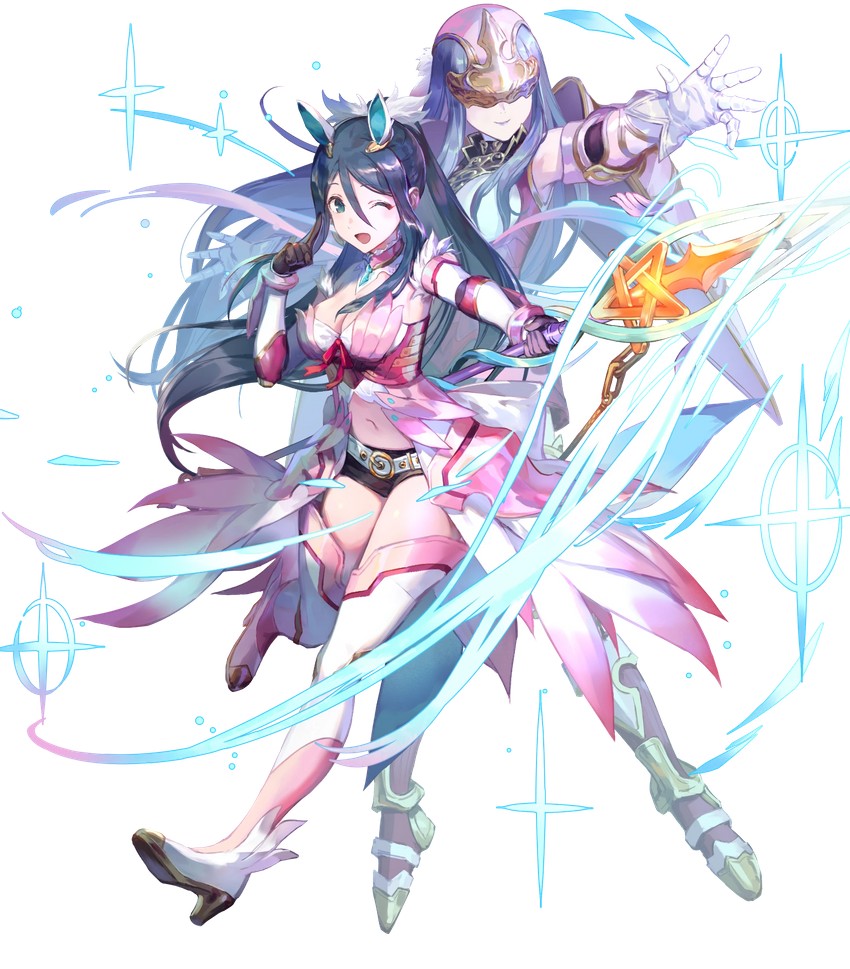 caeda and oribe tsubasa (fire emblem and 2 more) drawn by azu-taro