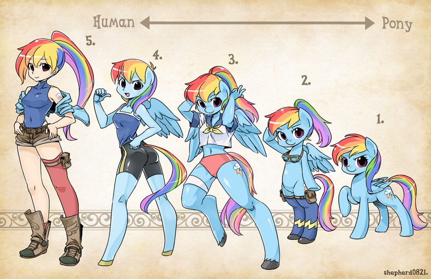 rainbow dash (my little pony and 1 more) drawn by shepherd0821