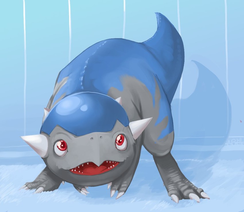cranidos (pokemon) drawn by duroxas