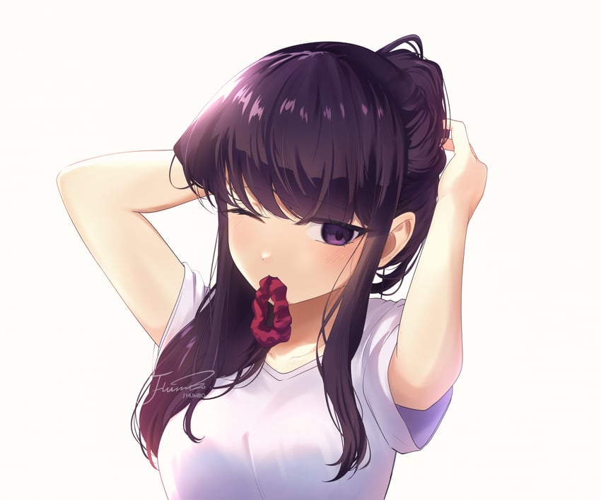 komi shouko (komi-san wa komyushou desu) drawn by j_humbo