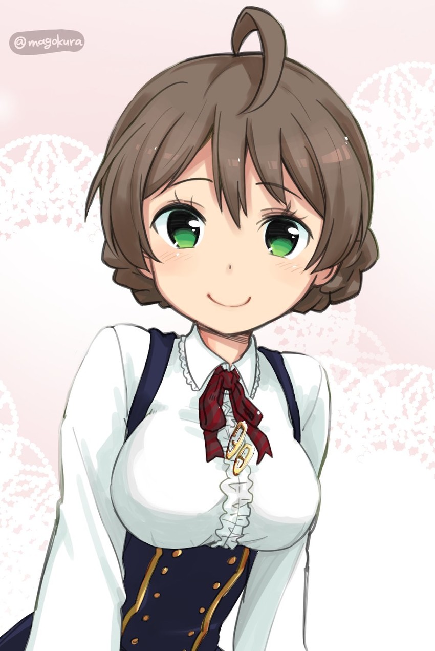 sakuramori kaori (idolmaster and 2 more) drawn by magokorokurage