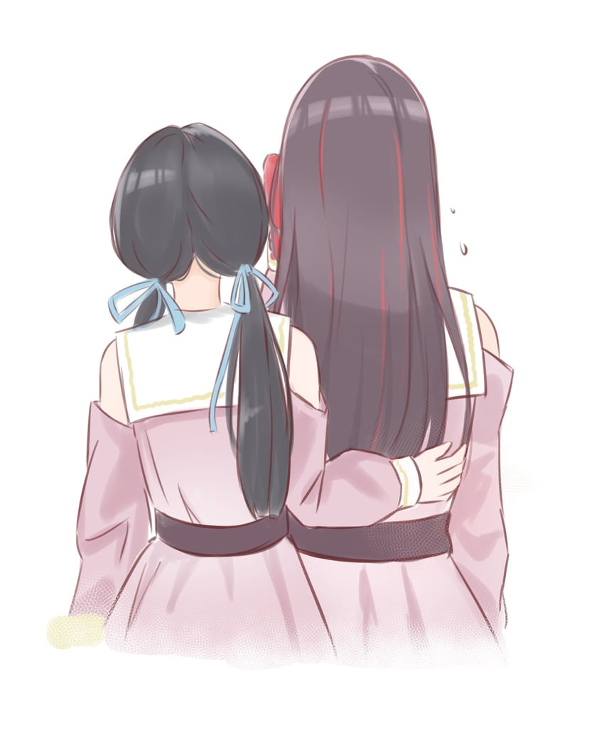 nonaka kokona and sasaki kotoko (love live! and 2 more) drawn by iroha_(nami3)
