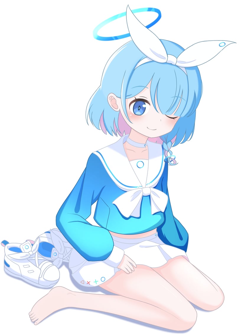 arona (blue archive) drawn by shuru2n_07