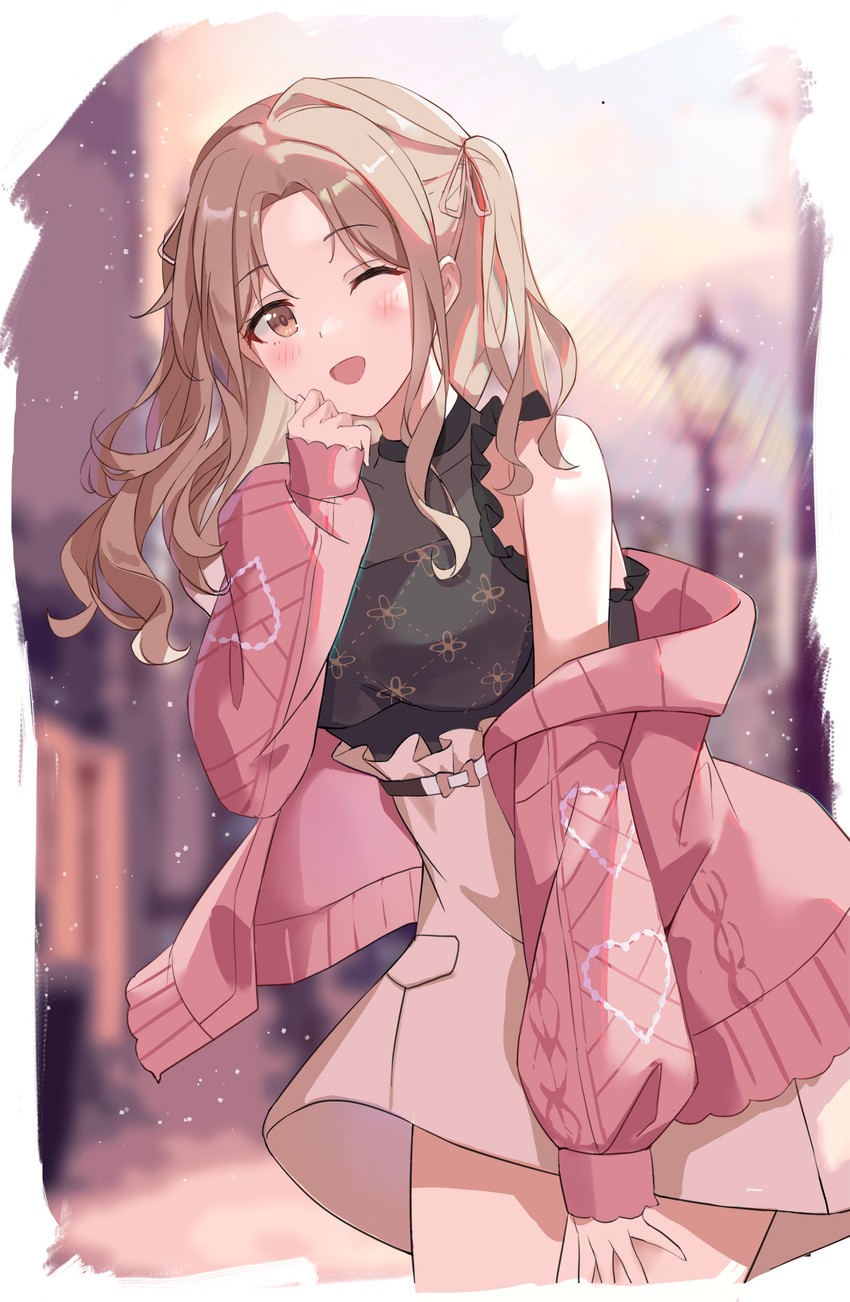 ichikawa hinana (idolmaster and 1 more) drawn by serika