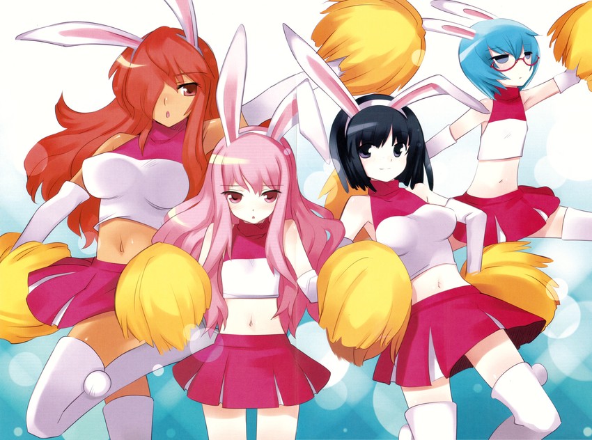 louise francoise le blanc de la valliere, tabitha, siesta, and kirche augusta frederica von anhalt zerbst (zero no tsukaima) drawn by usatsuka_eiji