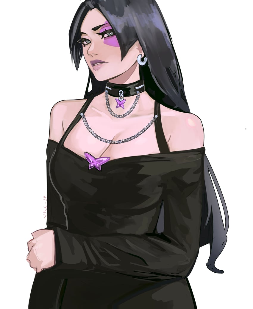 psylocke (marvel and 2 more) drawn by vile_(vile_jp)