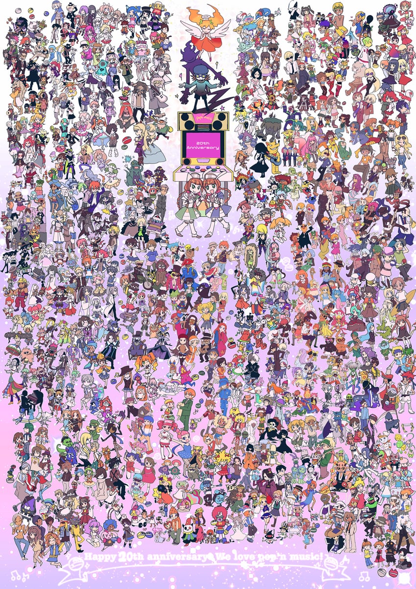 hakurei reimu, kirisame marisa, gumi, doma umaru, komaru, and 155 more (touhou and 16 more) drawn by keiri_org