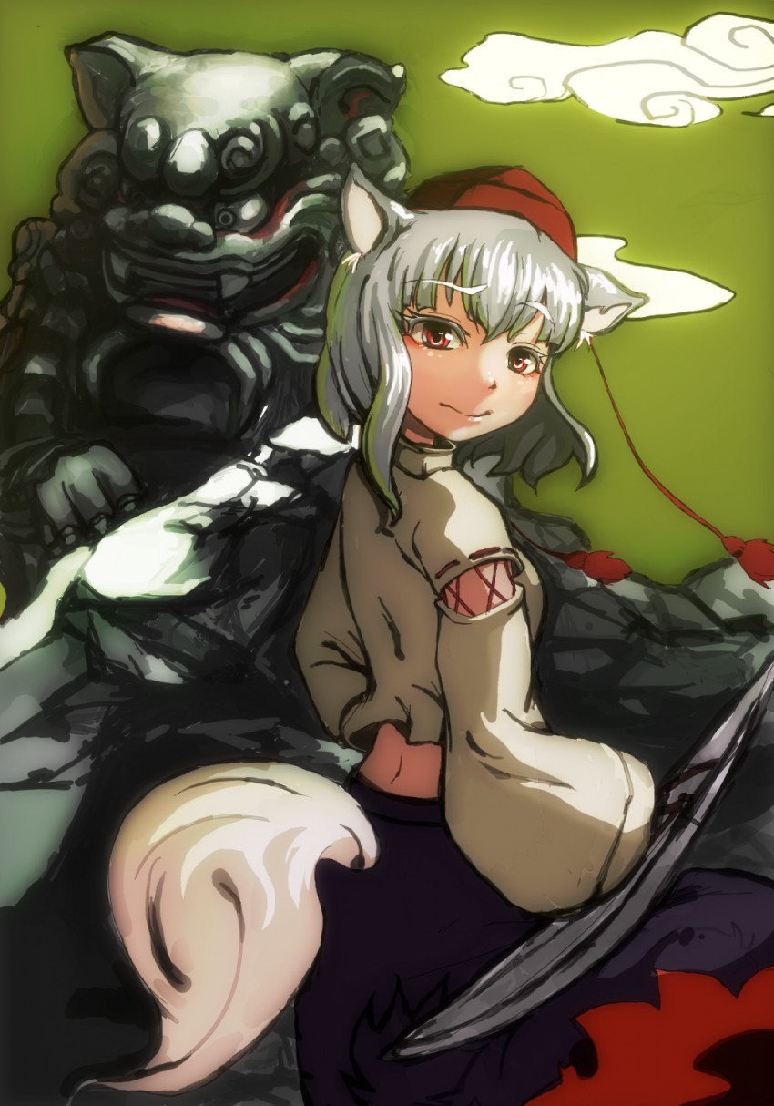 inubashiri momiji (touhou) drawn by nihimaru