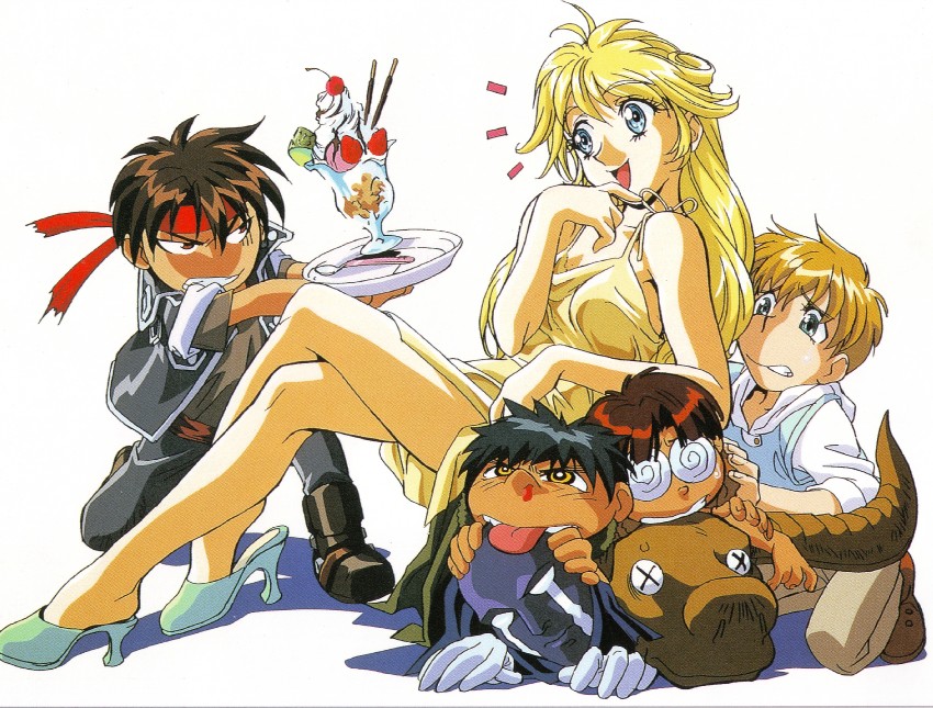 orphen, cleo everlastin, majic lin, volkan, and dortin ...