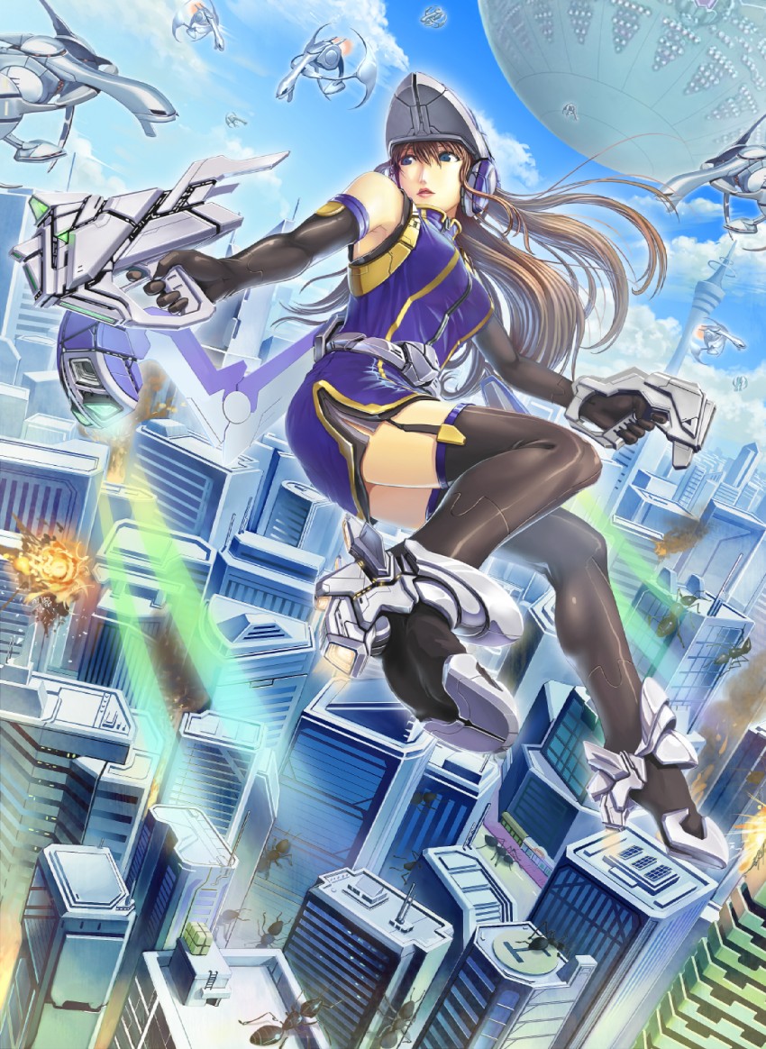 pale wing (earth defense force) drawn by hi-ho-