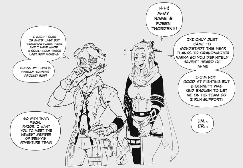 bennett and fjern thorden (original and 1 more) drawn by nyantcha