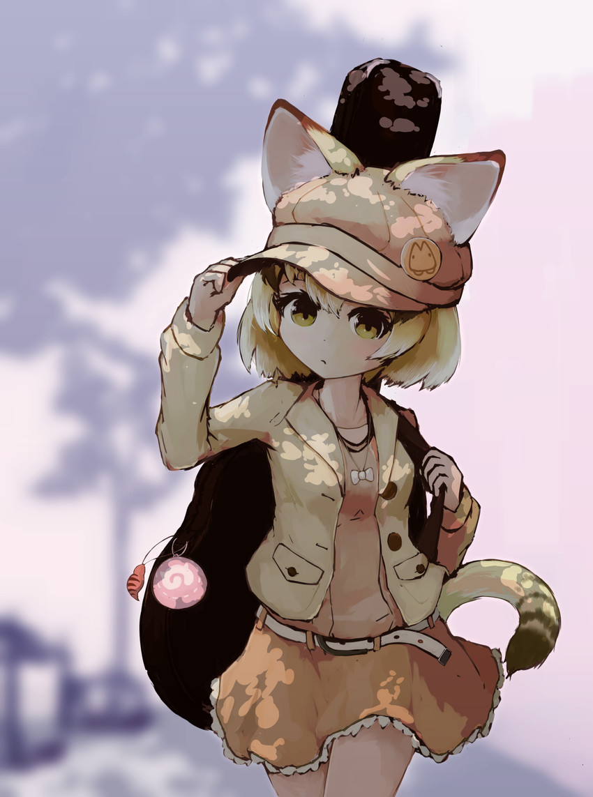 lucky beast and sand cat (kemono friends) drawn by harufude