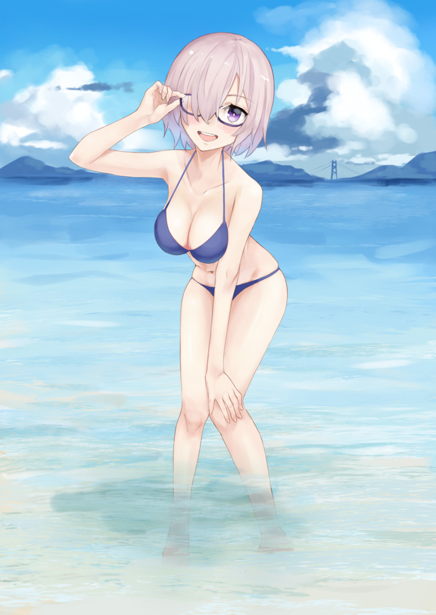 mash kyrielight (fate and 1 more) drawn by ashiya_hiro