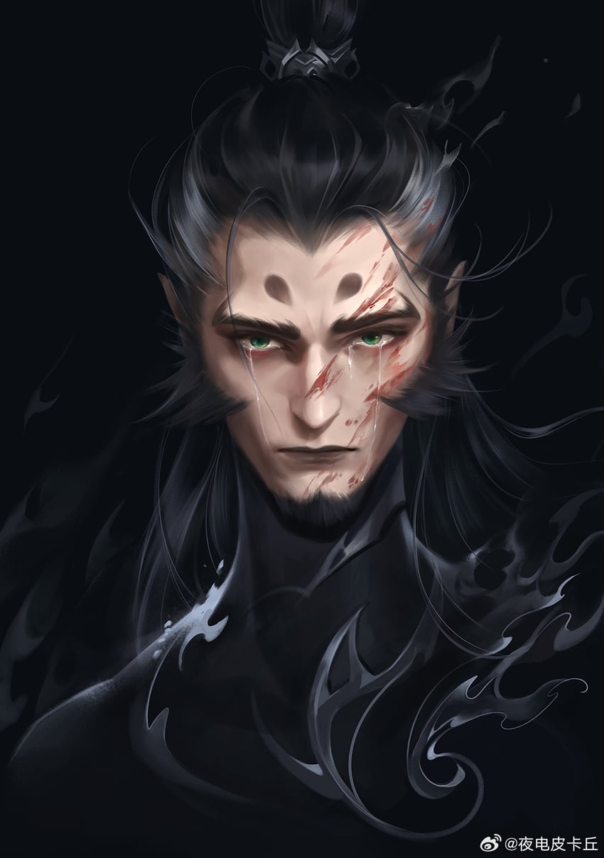 shen gongbao (nezha zhi motong jiangshi) drawn by ye_dian_pikaqiu