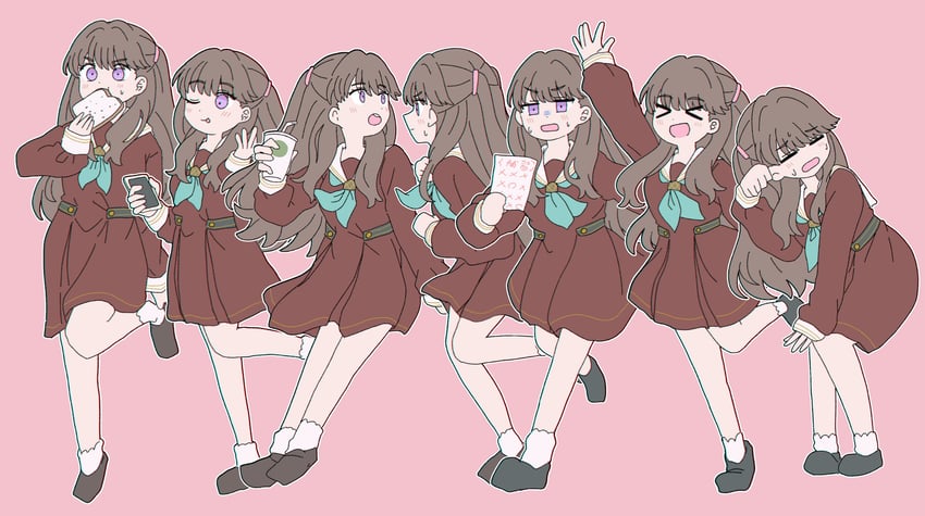 fujishima megumi (love live! and 2 more) drawn by watage_modoki