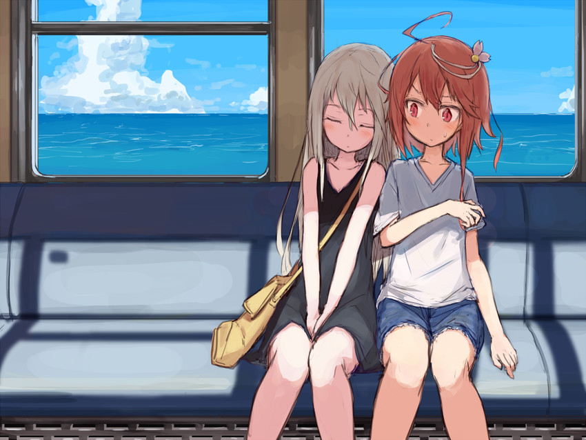 i-58 and u-511 (kantai collection) drawn by beize_(garbage)