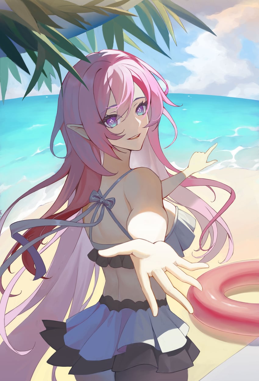elysia (honkai and 1 more) drawn by stupid_goose_man