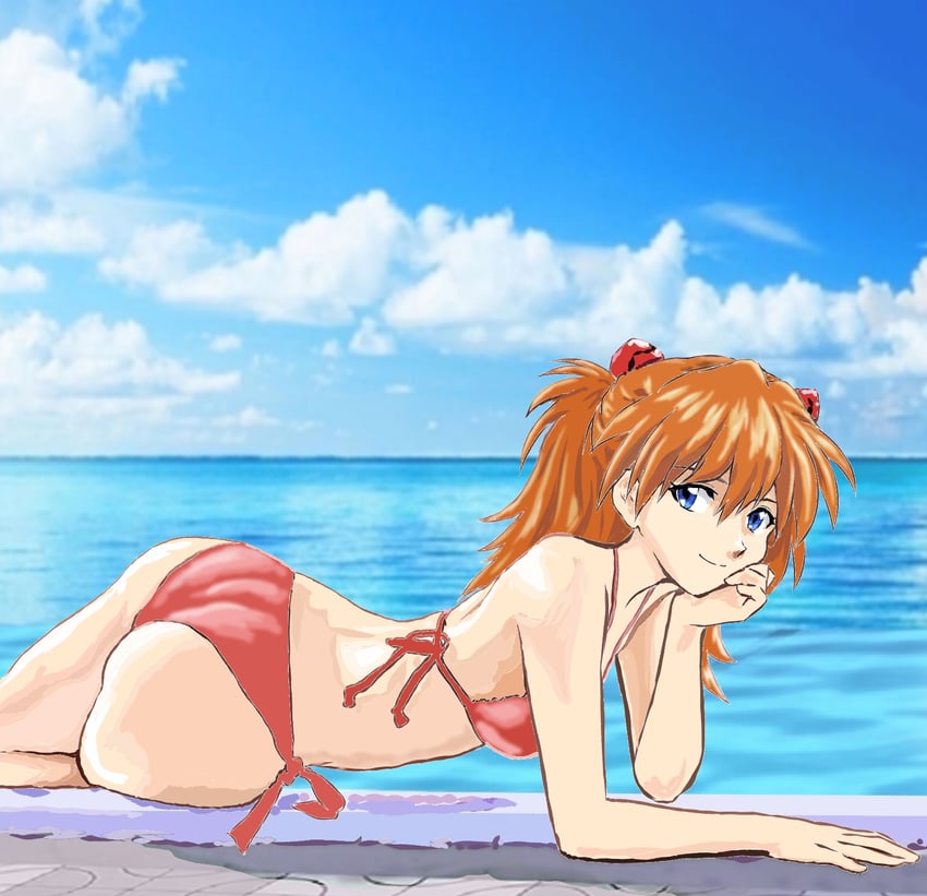 souryuu asuka langley (neon genesis evangelion) drawn by mizumori_keiichi
