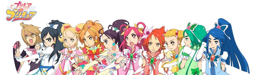 misumi nagisa, yukishiro honoka, cure black, yumehara nozomi, cure white, and 15 more (precure and 4 more) drawn by ukokkei