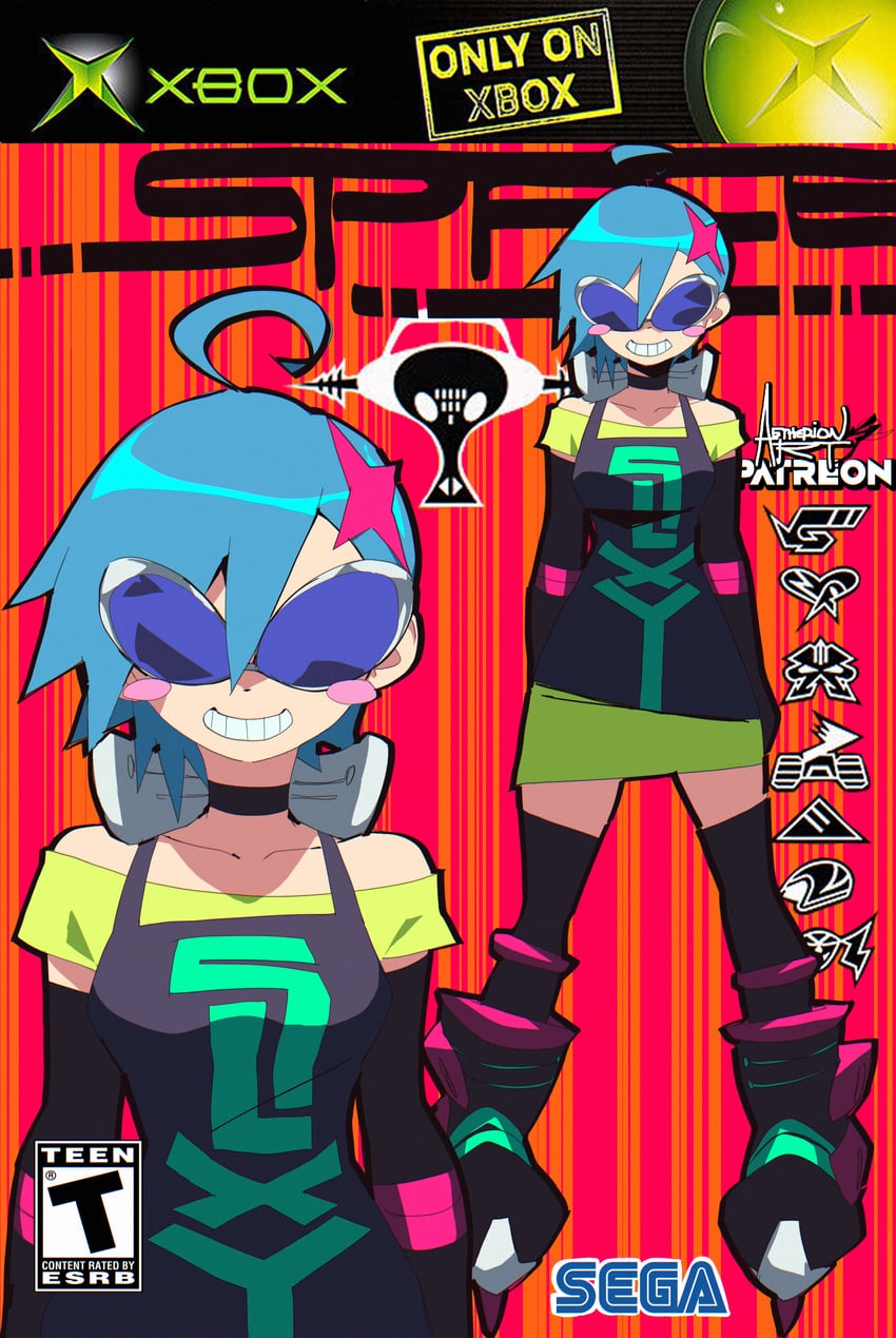 space girl (original and 2 more) drawn by aetherion